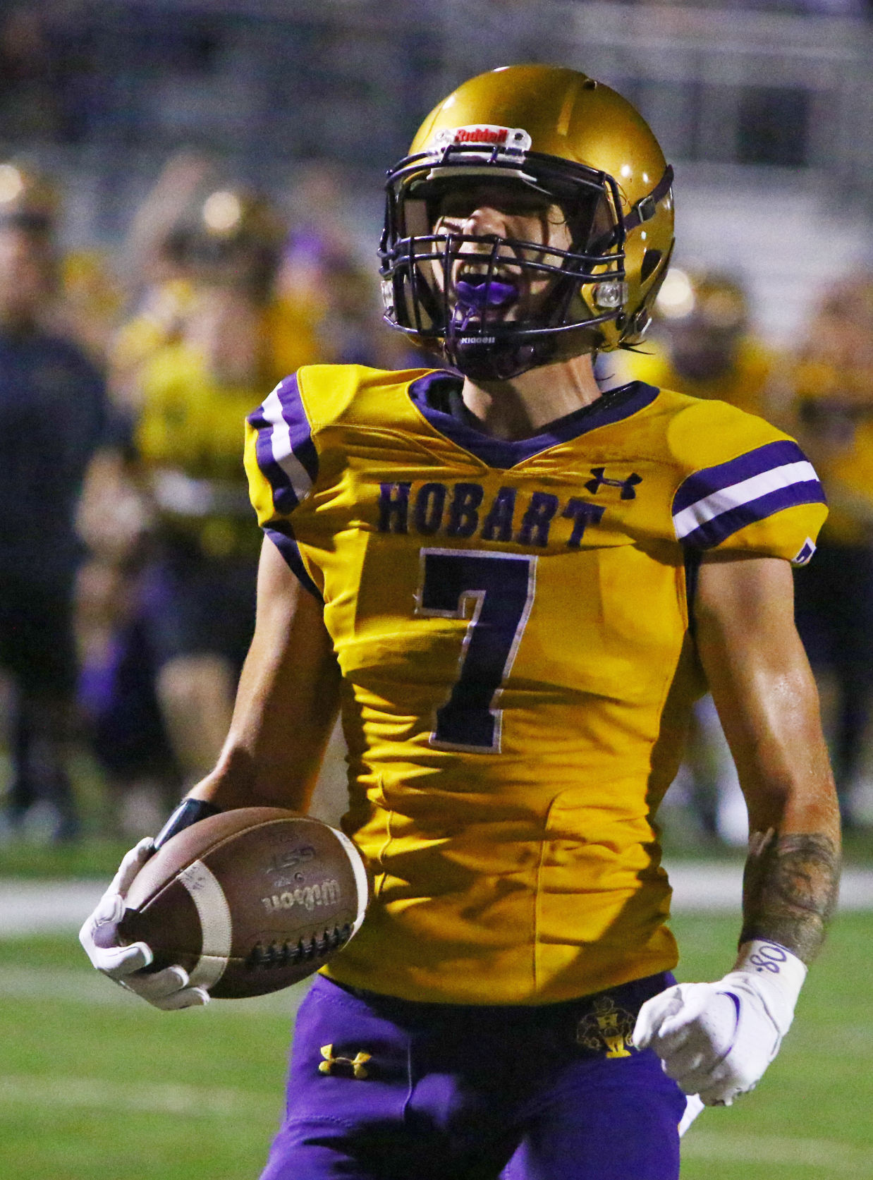 Lowell at Hobart football